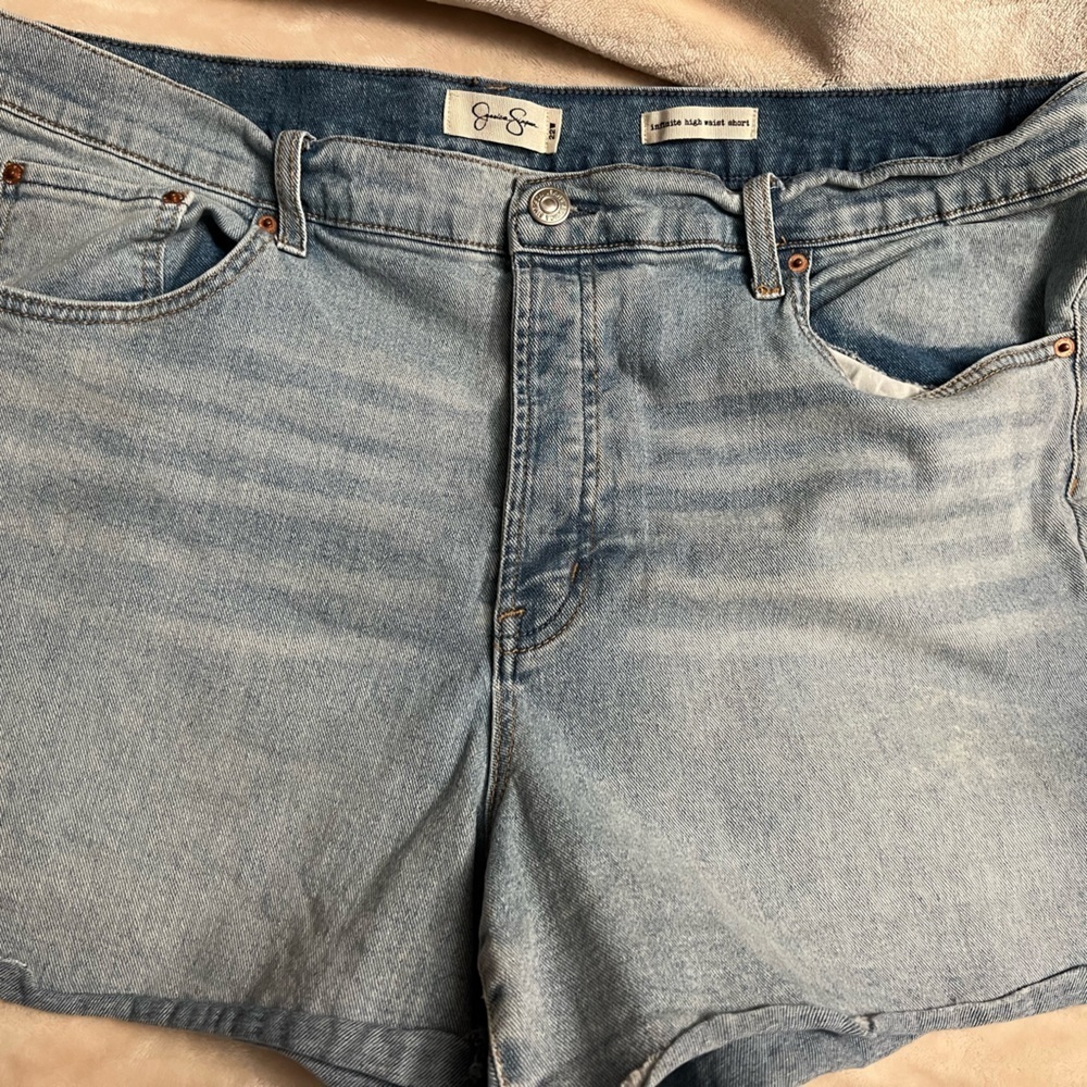 Jessica Simpson Women’s Sz 22 Jean Shorts Blue Denim